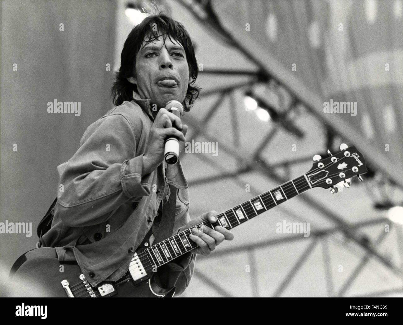 Mick Jagger, musicien, UK Banque D'Images