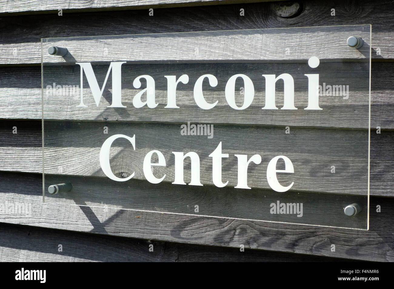 Centre de Marconi, Poldhu, Nr meneau, Péninsule du Lézard, Cornwall, England, UK Banque D'Images