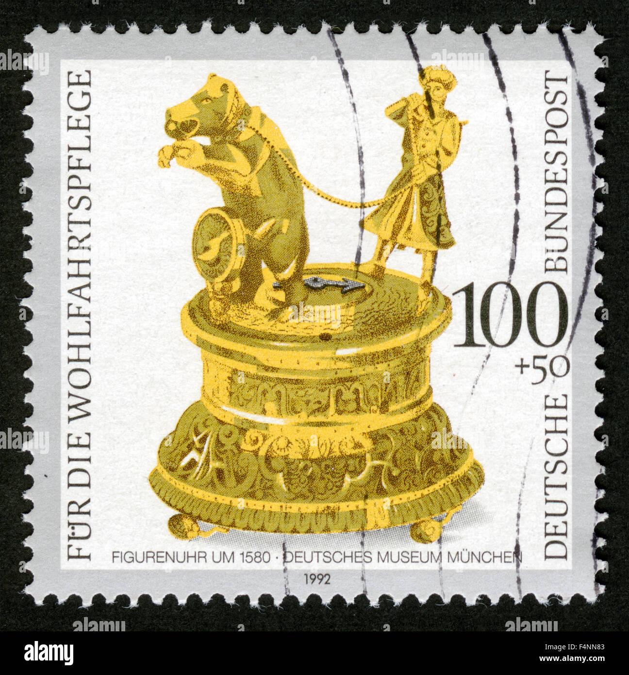 Allemagne timbre-poste, année 1992, watch 1580 Banque D'Images