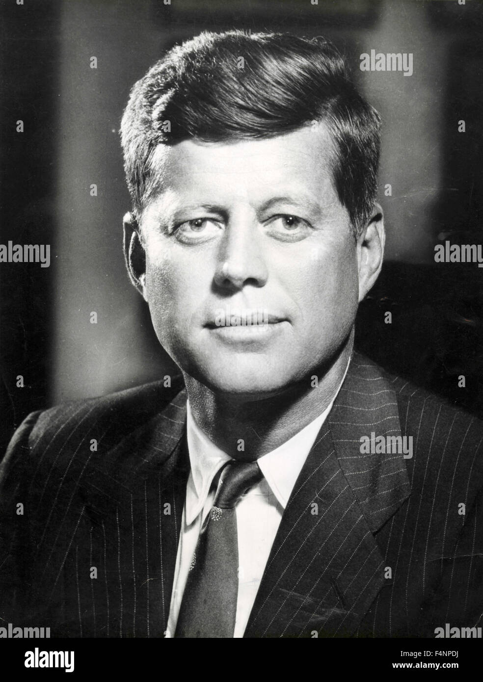 Le président américain John F. Kennedy, États-Unis Banque D'Images