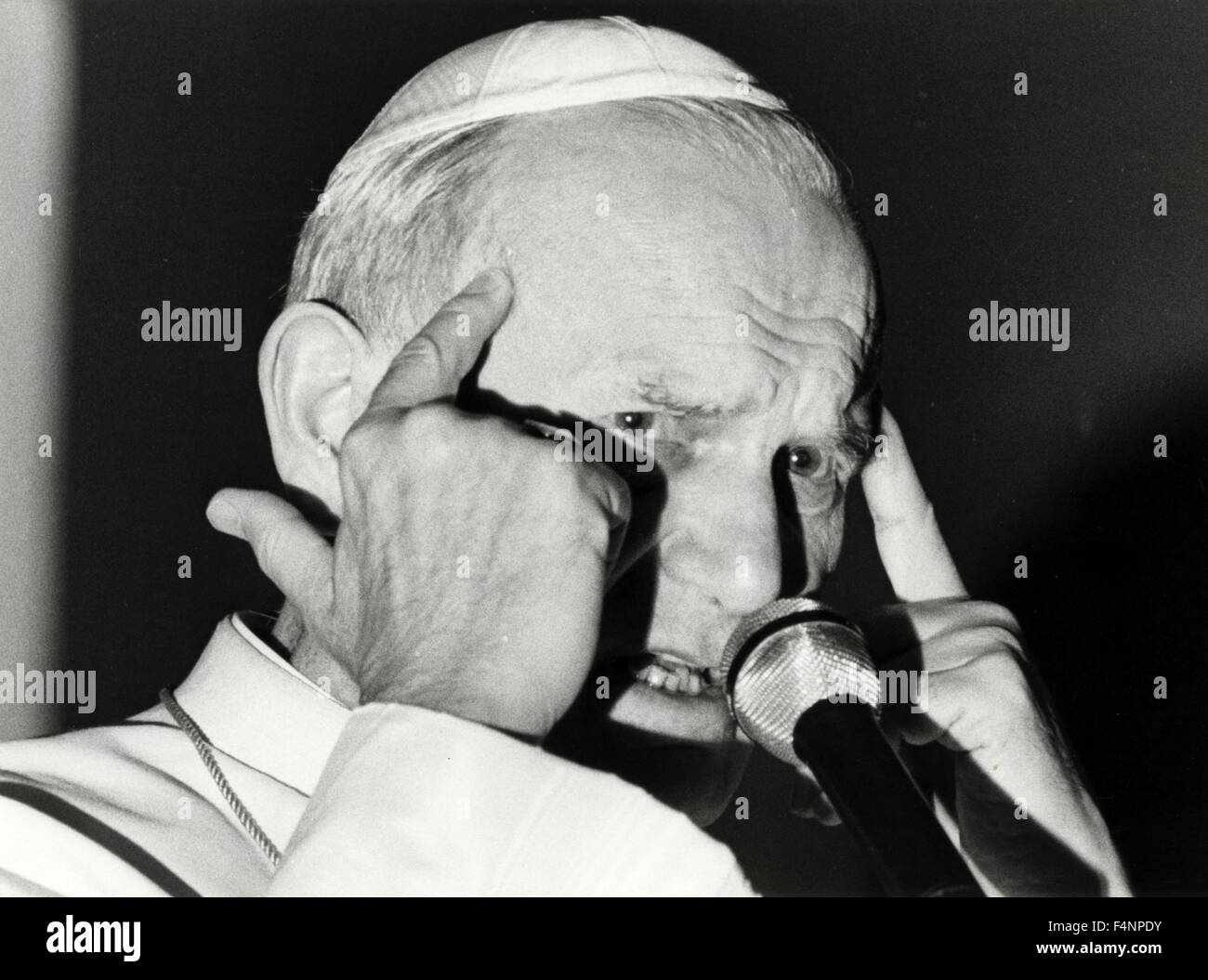 Le Pape Jean Paul II, Vatican Banque D'Images