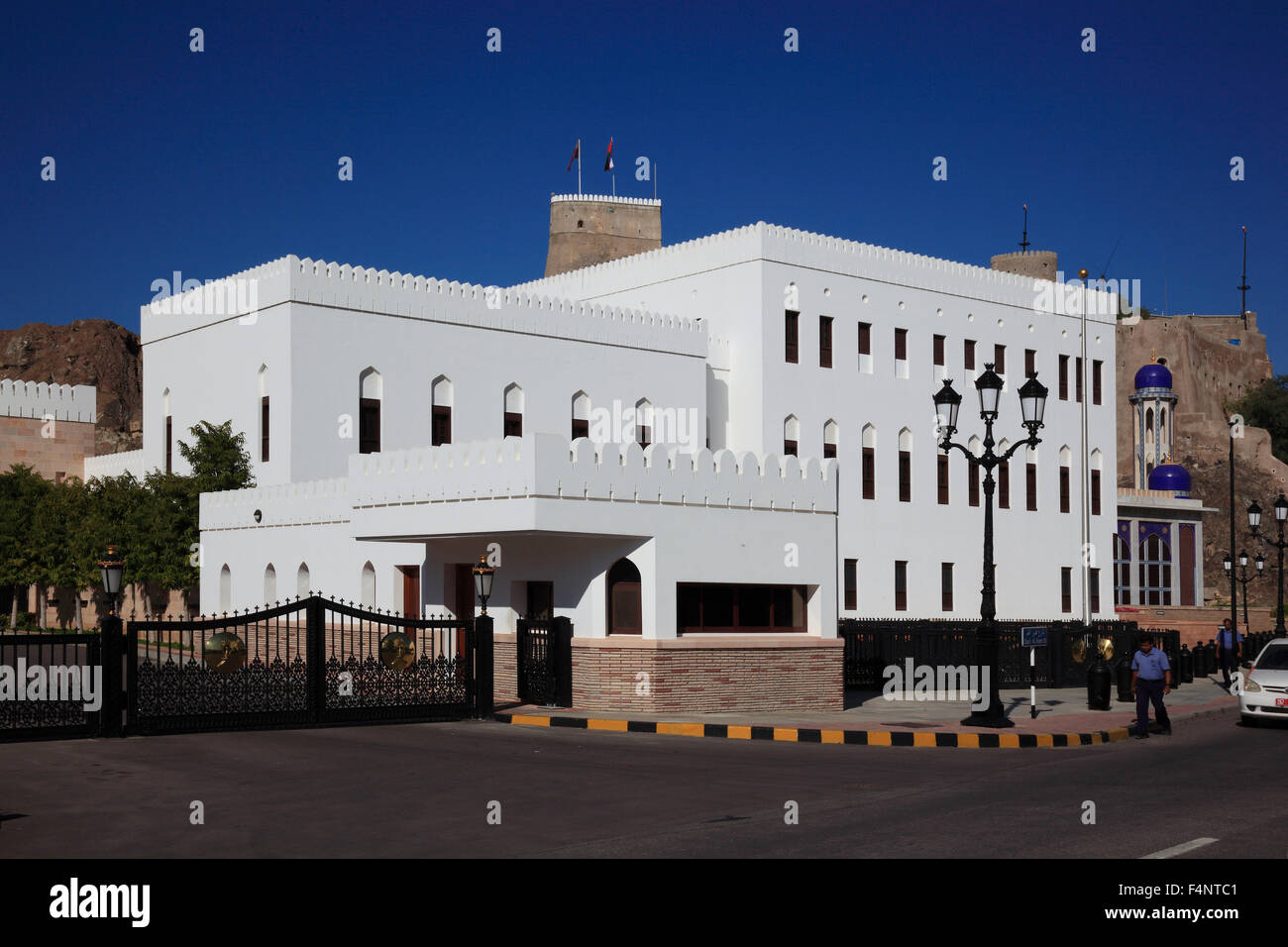 Garaiza appât, une ancienne maison de commerce, Muscat Banque D'Images