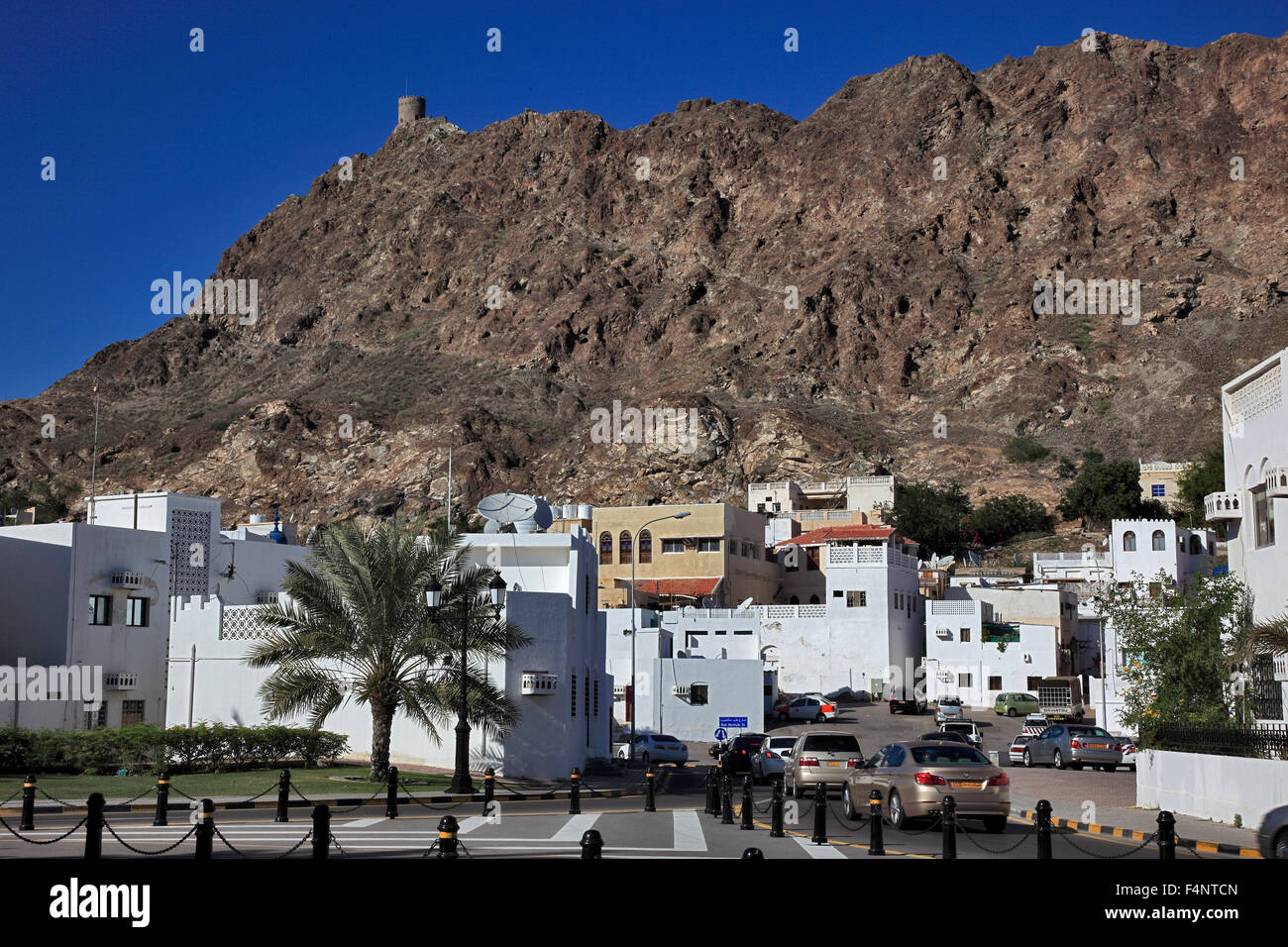 Vieille ville de Muscat Banque D'Images