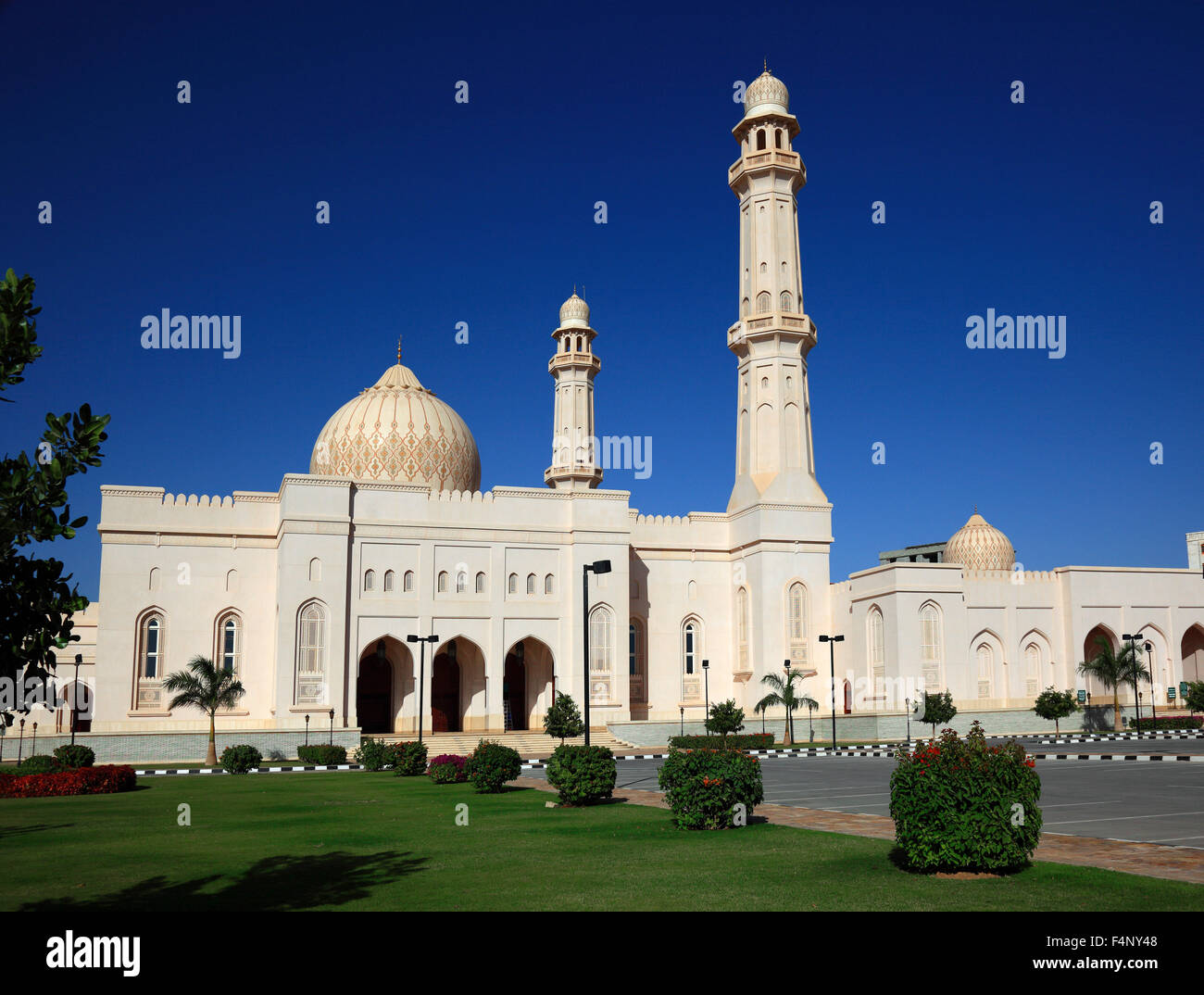Le Sultan Qaboos Moschee, mosquée de vendredi, Salalah, Oman Banque D'Images