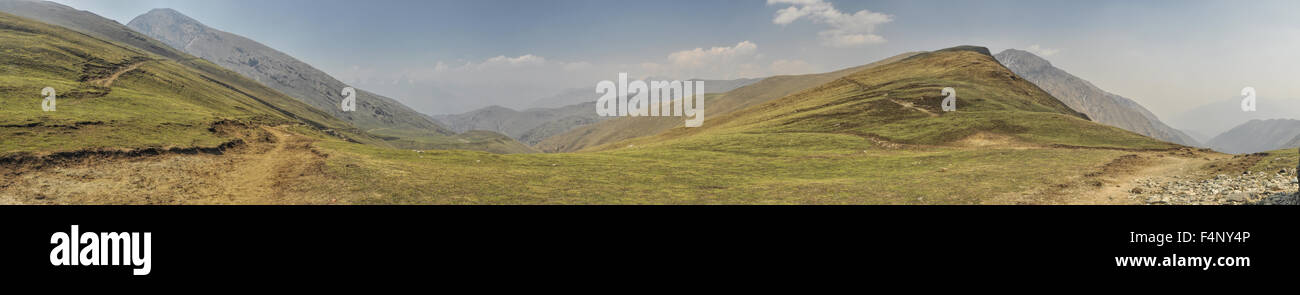 Panorama pittoresque dans la région du Dolpo au Népal Banque D'Images