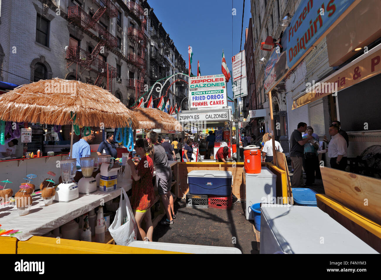 Fête de San Gennaro, Mulberry St. Little Italy Manhattan New York Banque D'Images