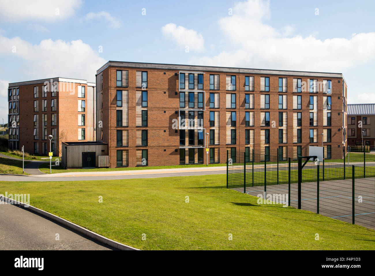 De nouveaux logements étudiants à l'Université de York Heslington Campus de l'Est Banque D'Images