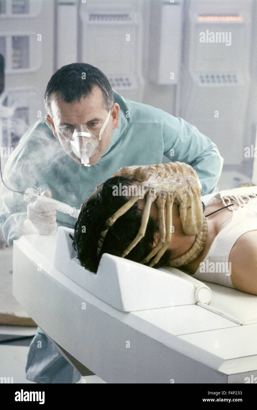 Ian Holm, John Hurt / Alien 1979 réalisé par Ridley Scott Banque D'Images