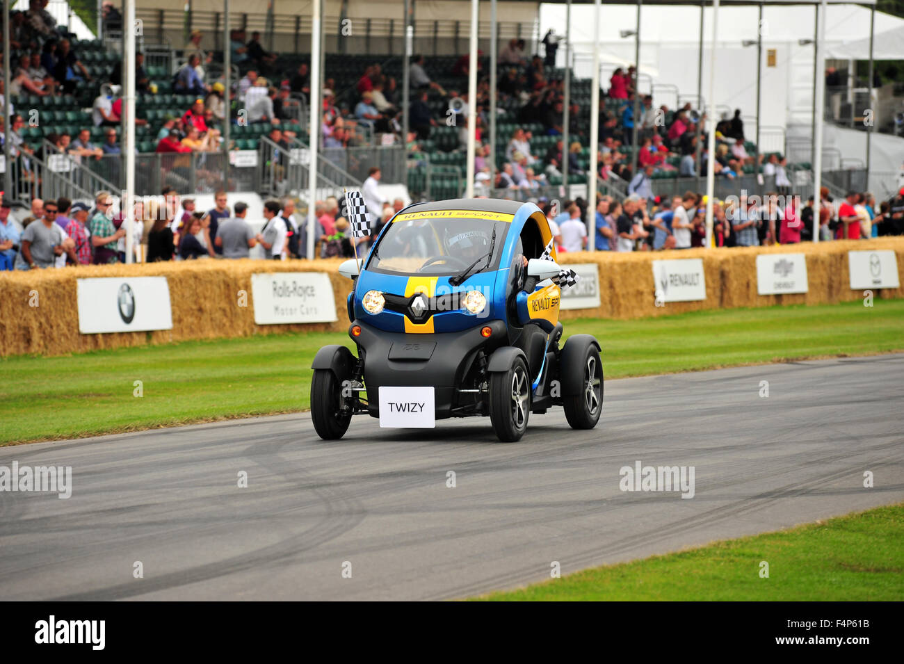 Une Renault Twizy Le sport au Goodwood Festival of Speed au Royaume-Uni. Banque D'Images