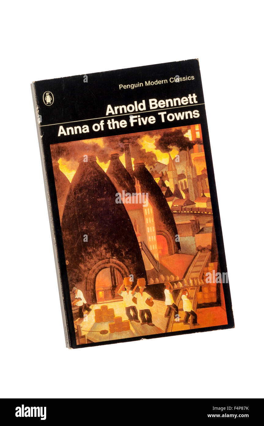 1973 Nouvelle édition édition de Anna des cinq villages par Arnold Bennett. Banque D'Images