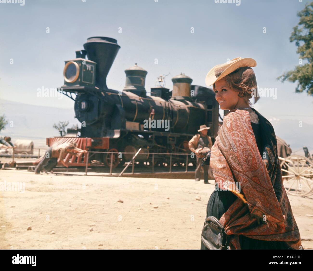 Claudia Cardinale / Il était une fois dans l'Ouest 1968 réalisé par Sergio Leone Banque D'Images