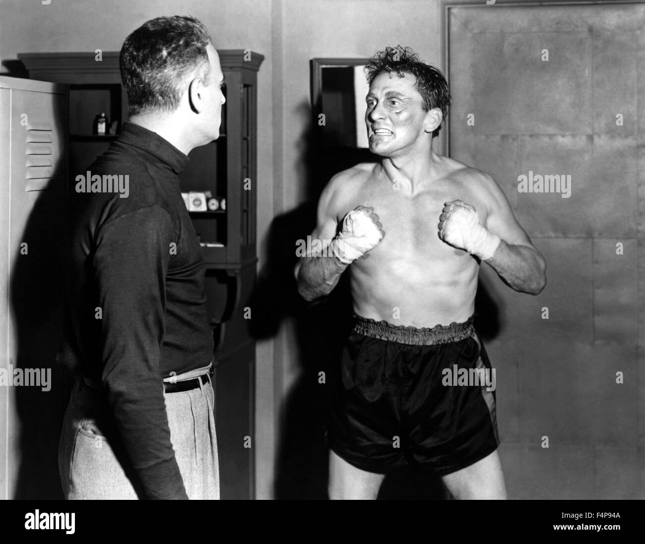 Paul Stewart, Kirk Douglas / 1949 réalisé par Mark Robson Banque D'Images