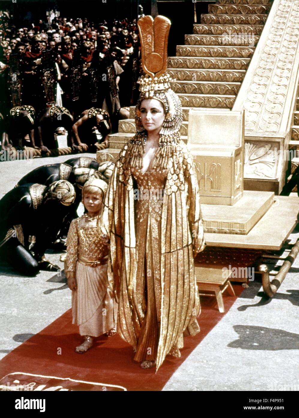 Elizabeth Taylor / Cleopatra 1963 réalisé par Joseph Mankiewicz L. Banque D'Images