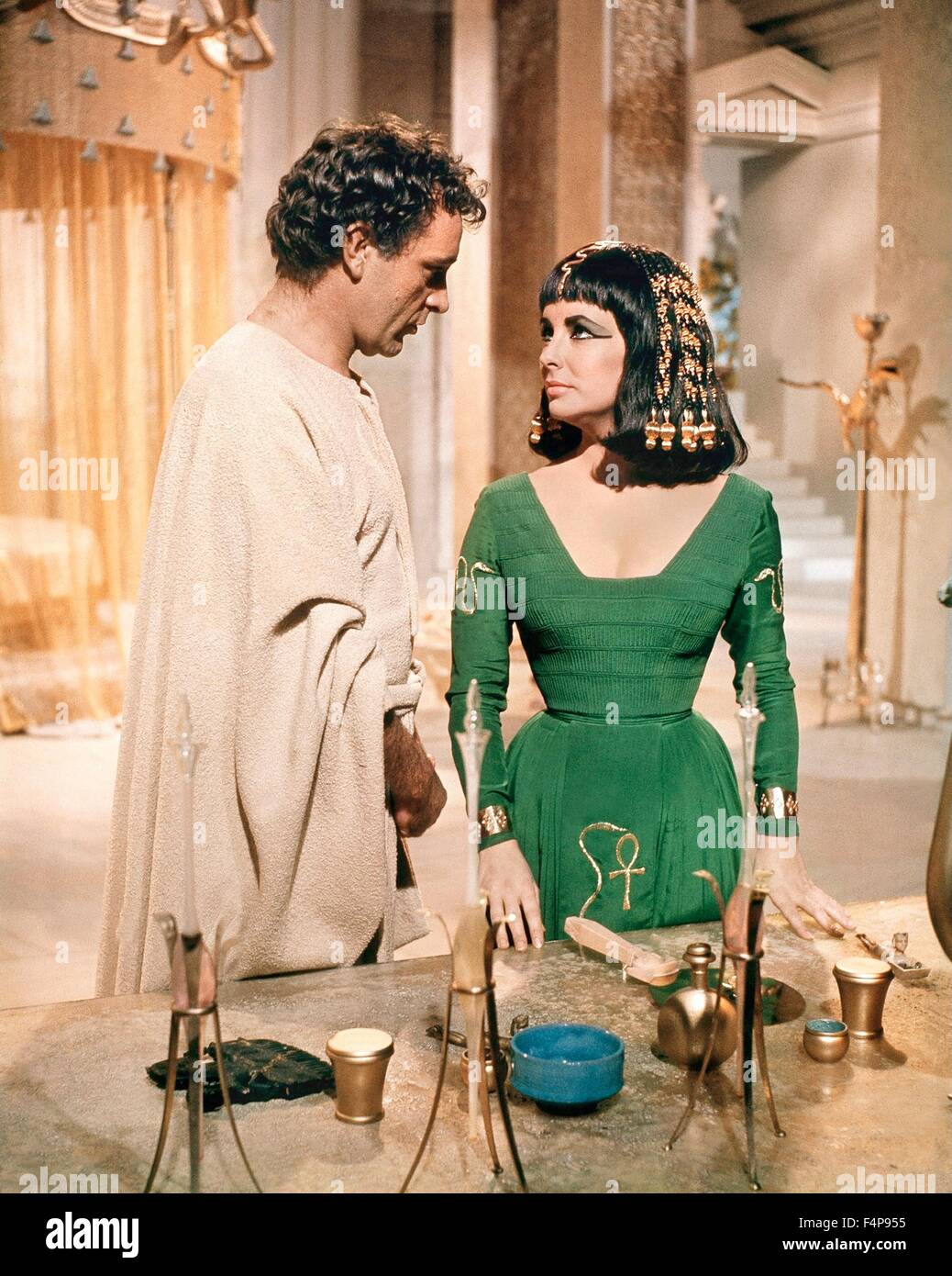 Richard Burton, Elizabeth Taylor / Cleopatra 1963 Ralis Par Joseph