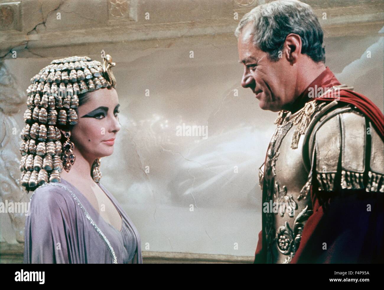 Elizabeth Taylor, Rex Harrison / Cleopatra 1963 réalisé par Joseph Mankiewicz L. Banque D'Images