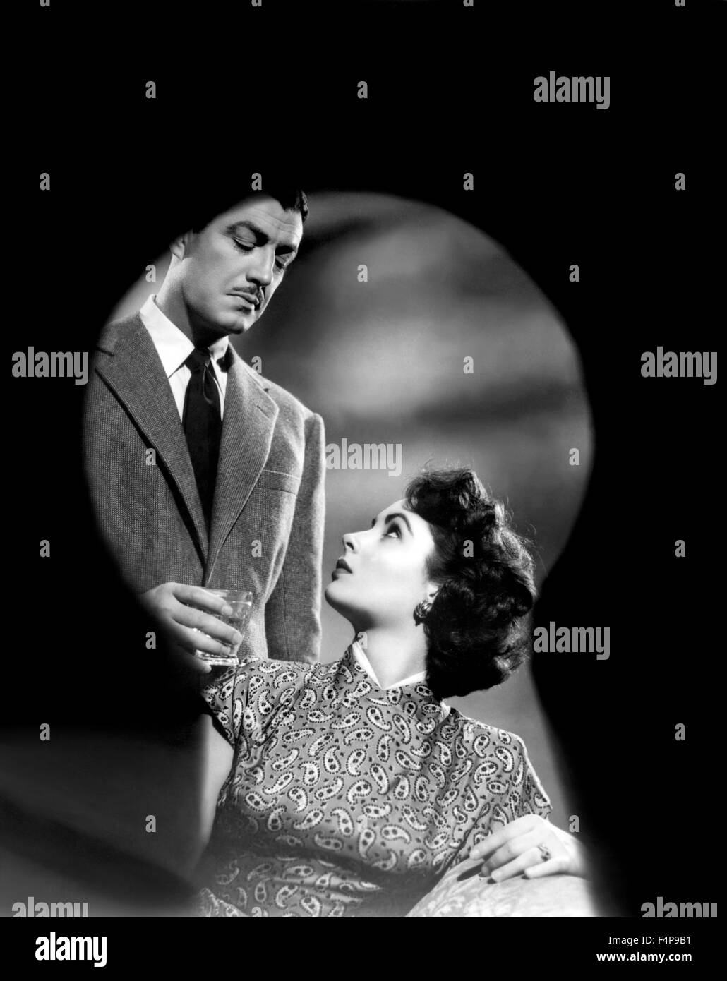 Elizabeth Taylor, Robert Taylor / conspirateur 1949 réalisé par Victor Saville Banque D'Images
