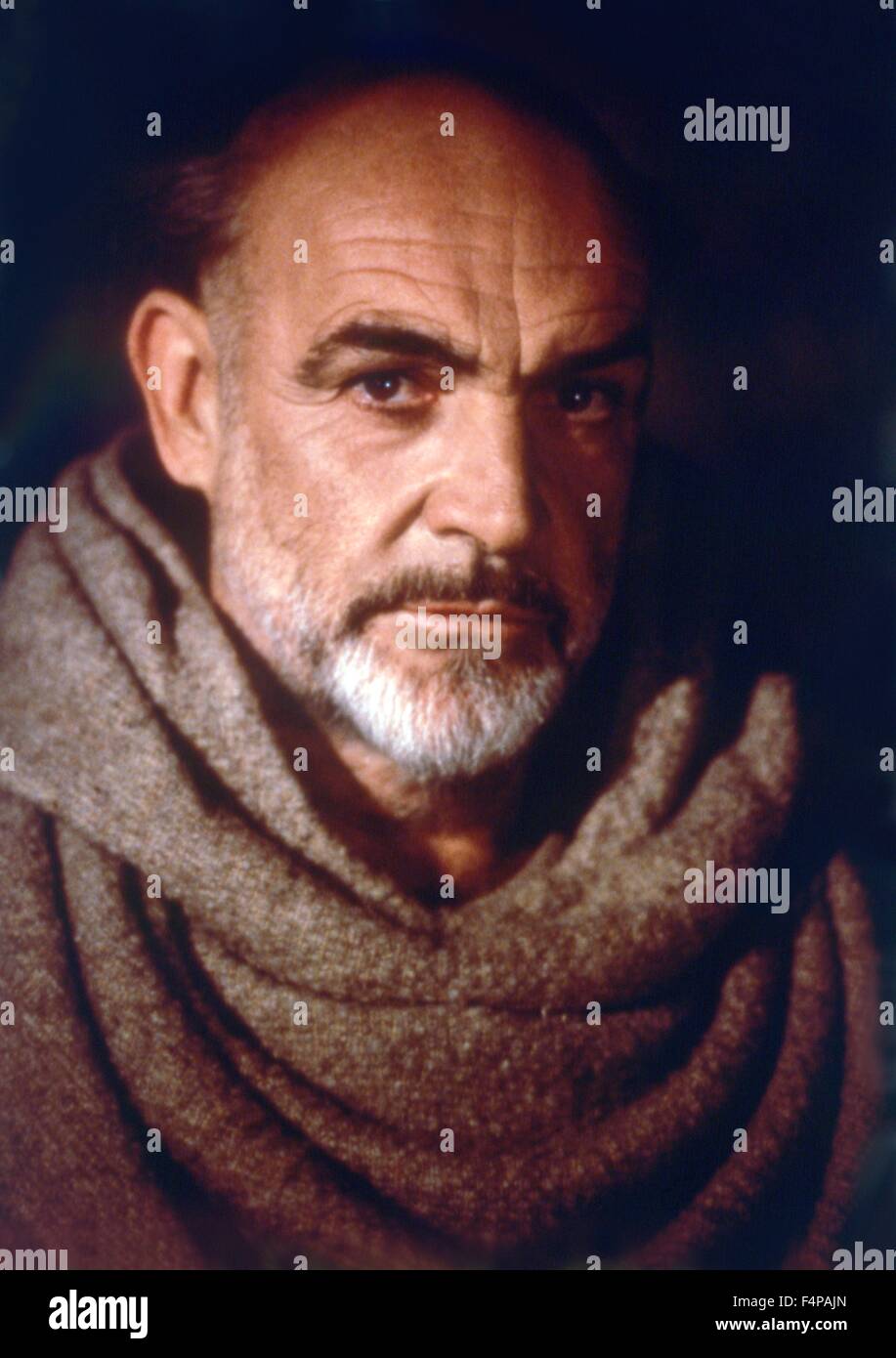 Sean Connery / Der Name der Rose 1986 réalisé par Jean-Jacques Annaud Banque D'Images