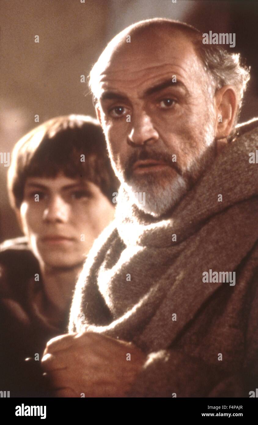 Christian Slater, Sean Connery / Der Name der Rose 1986 réalisé par Jean-Jacques Annaud Banque D'Images