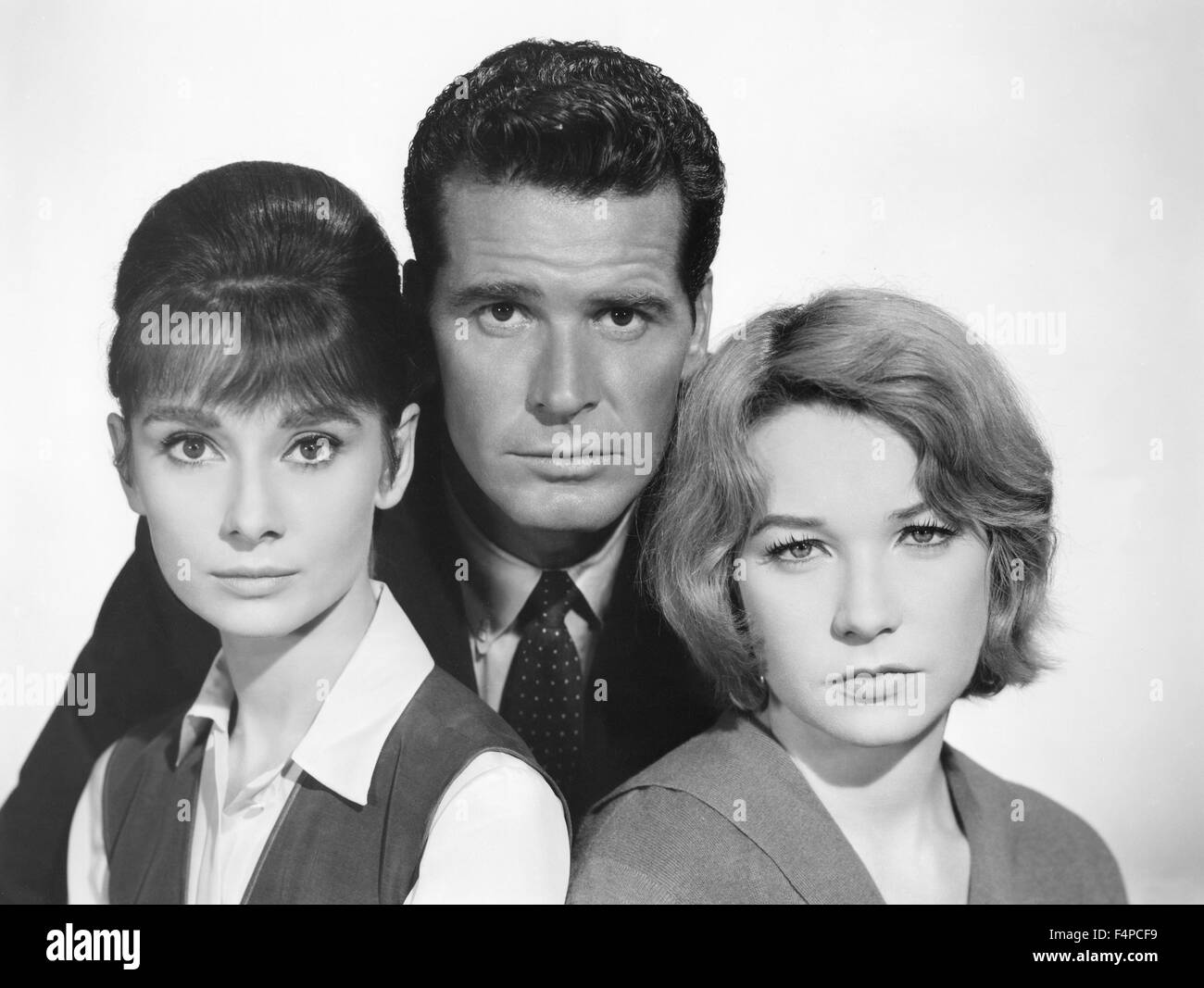 Audrey Hepburn, James Garner, Shirley MacLaine / The Children's Hour 1961 réalisé par William Wyler Banque D'Images