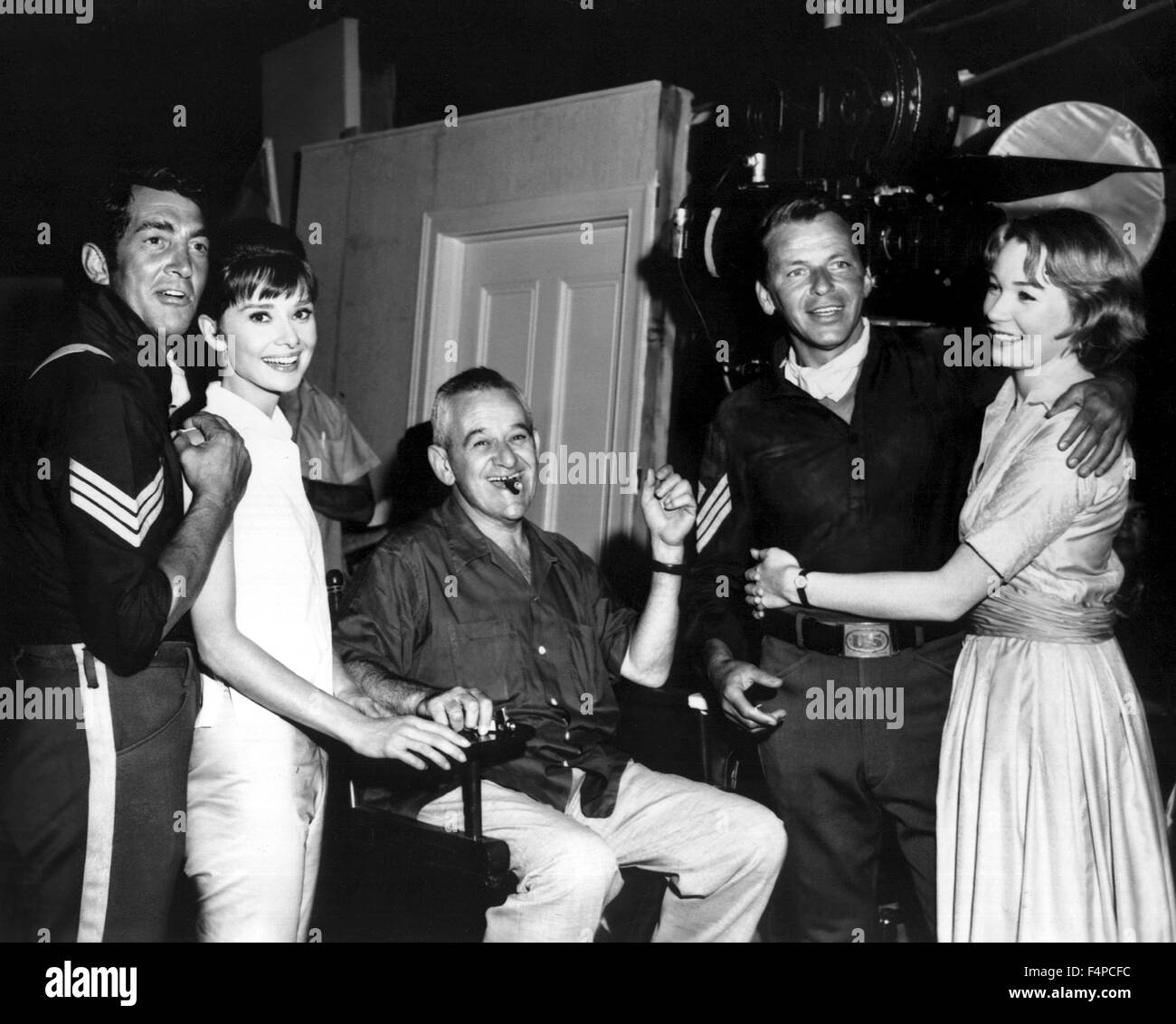 Audrey Hepburn, Shirley MacLaine, à l'ensemble de la Children's Hour 1961 réalisé par William Wyler Banque D'Images