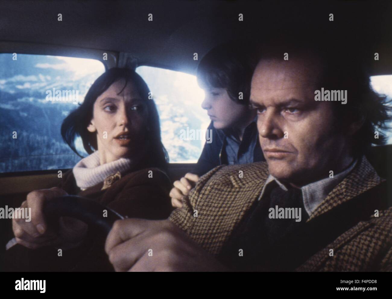 Shelley Duvall, Danny Lloyd, Jack Nicholson / Shining 1980 réalisé par Stanley Kubrick Banque D'Images