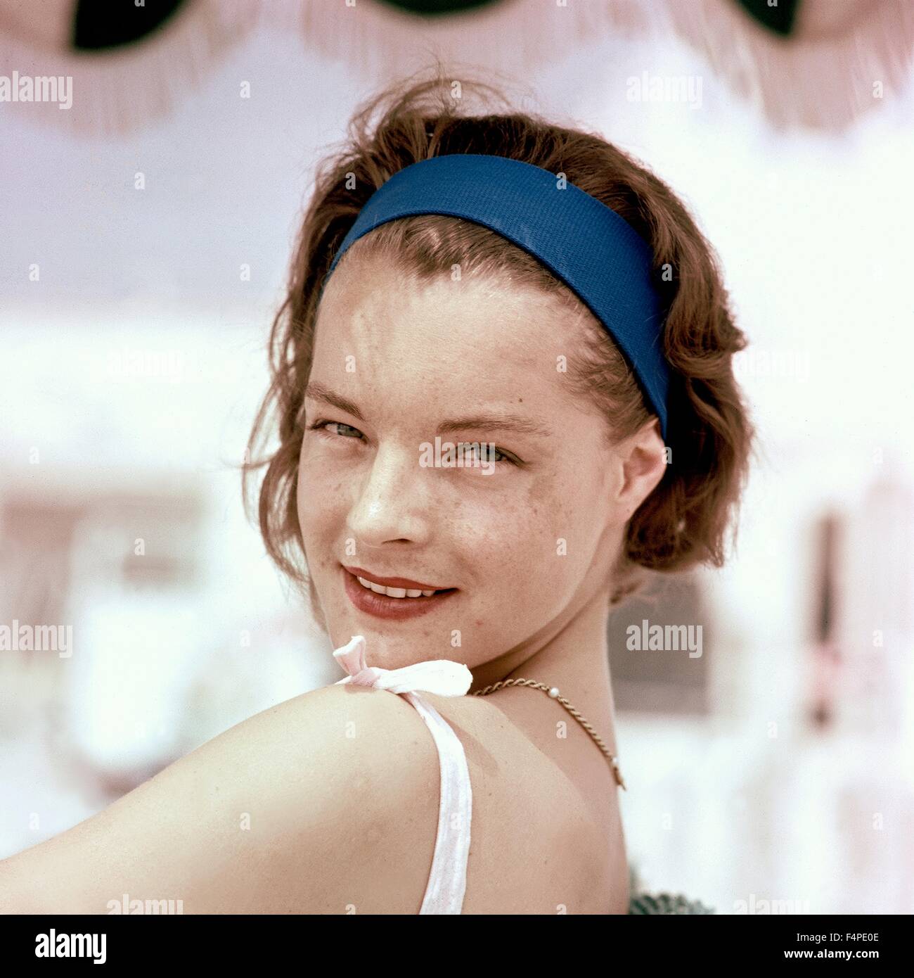 Romy Schneider en 1960 Banque D'Images