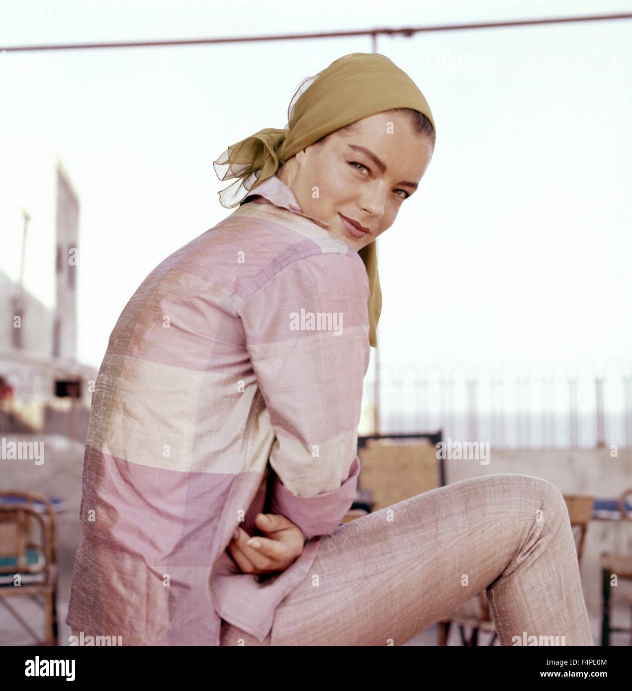 Romy Schneider en 1960 Banque D'Images