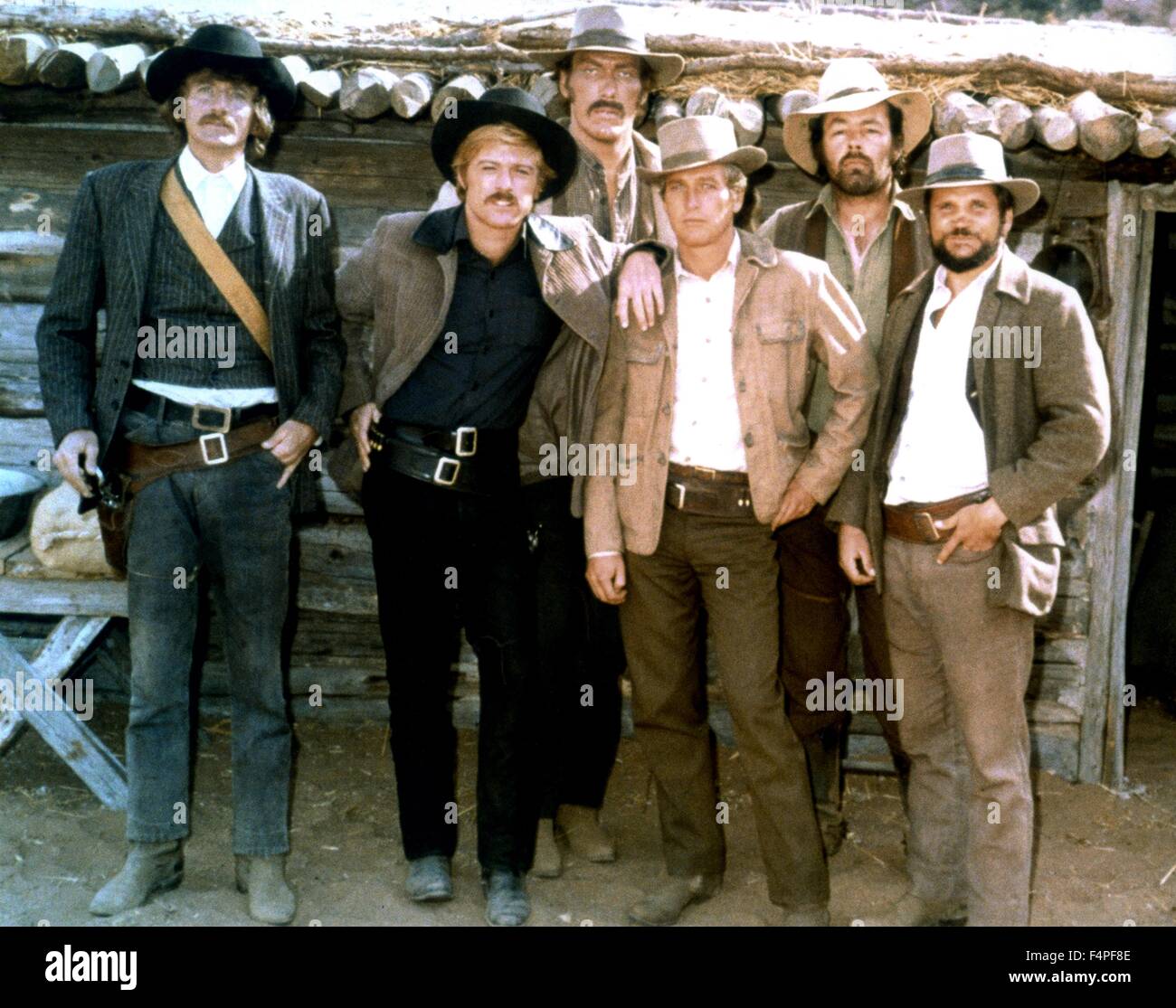 Robert Redford et Paul Newman / Butch Cassidy et le Kid / 1969 réalisé par George Roy Hill Banque D'Images