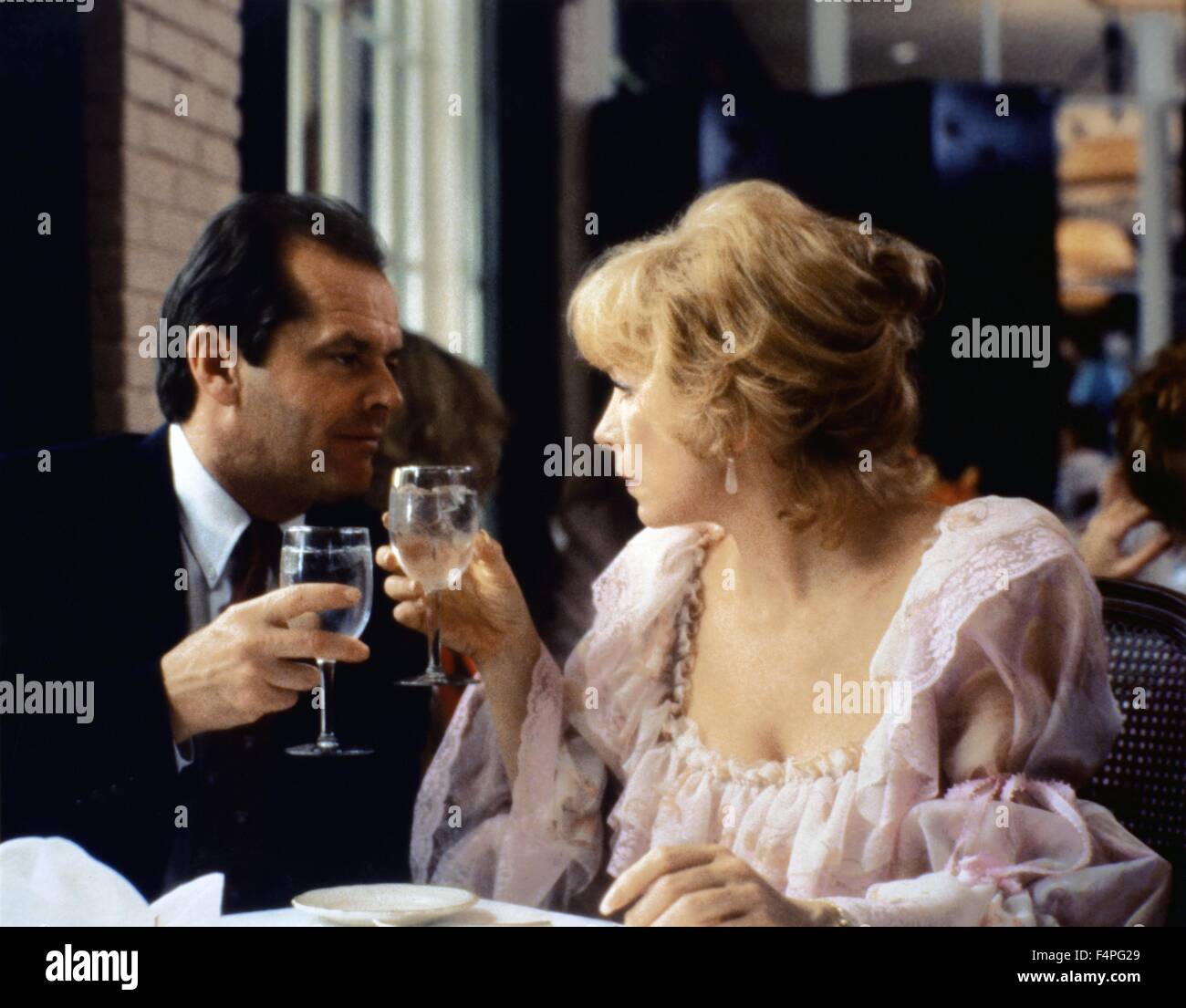 Jack Nicholson et Shirley MacLaine / Termes d'affection / 1983 réalisé par James L. Brooks Banque D'Images