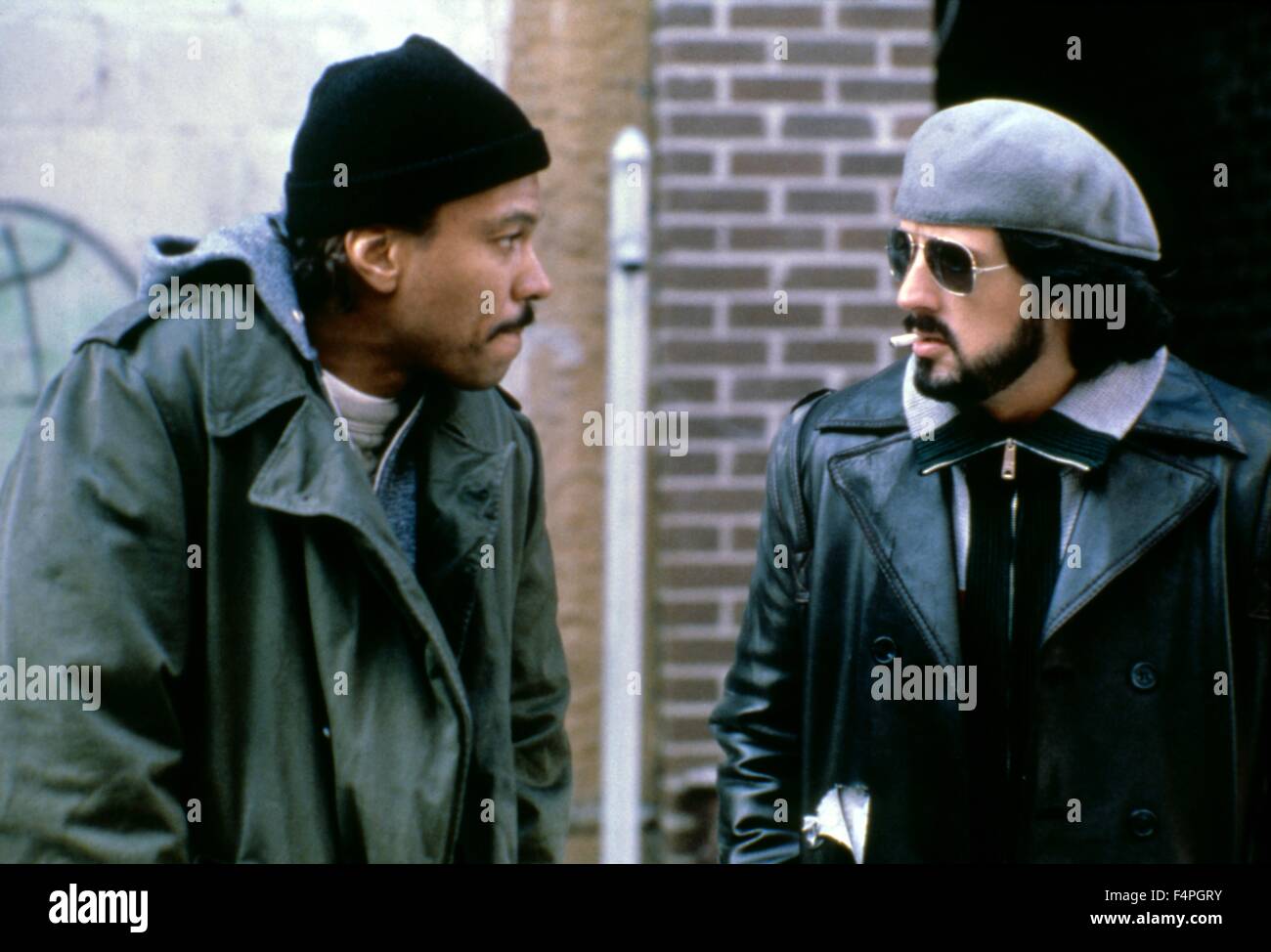 Billy Dee Williams et Sylvester Stallone / Nighthawks / 1981 réalisé par Bruce Malmuth Banque D'Images