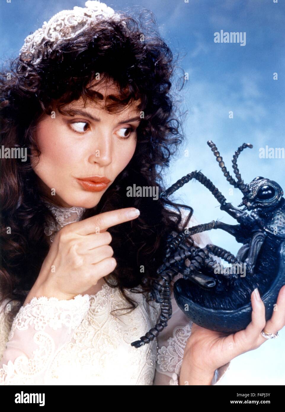 Geena Davis / Beetlejuice / 1988 réalisé par Tim Burton [WARNER BROS.] Banque D'Images