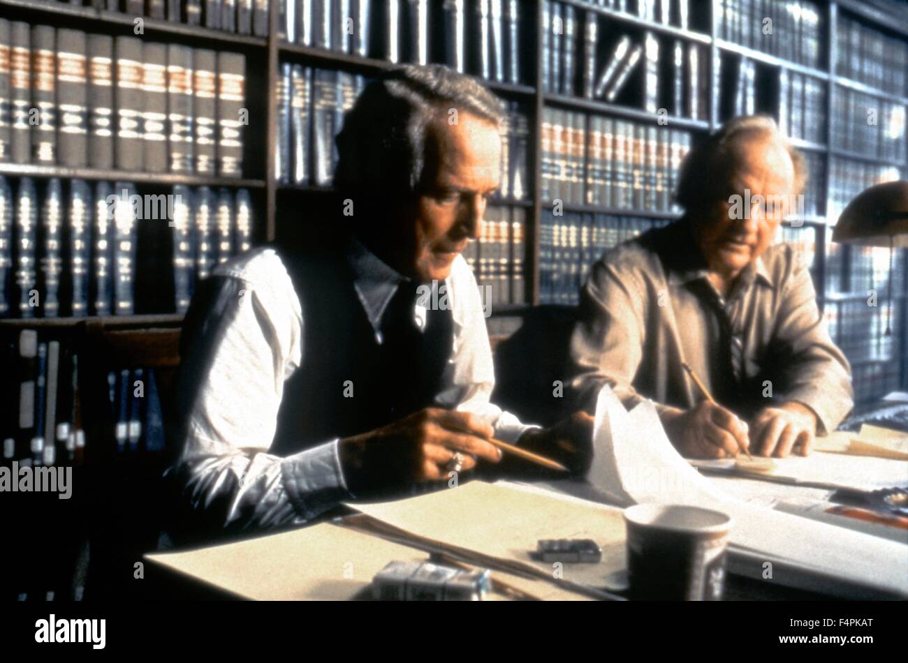 Paul Newman et Jack Warden / le verdict /1982 réalisé par Sidney Lumet [Twentieth Century Fox Film Corpr] Banque D'Images