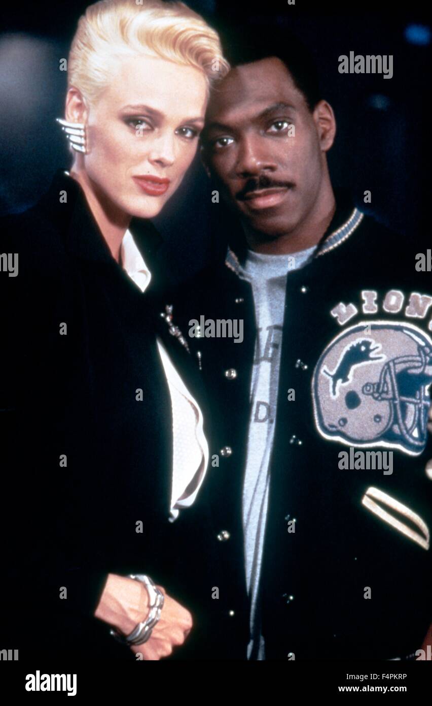 Brigitte Nielsen et Eddie Murphy / Beverly Hills Cop II / 1987 réalisé par Tony Scott [Paramount Pictures] Banque D'Images