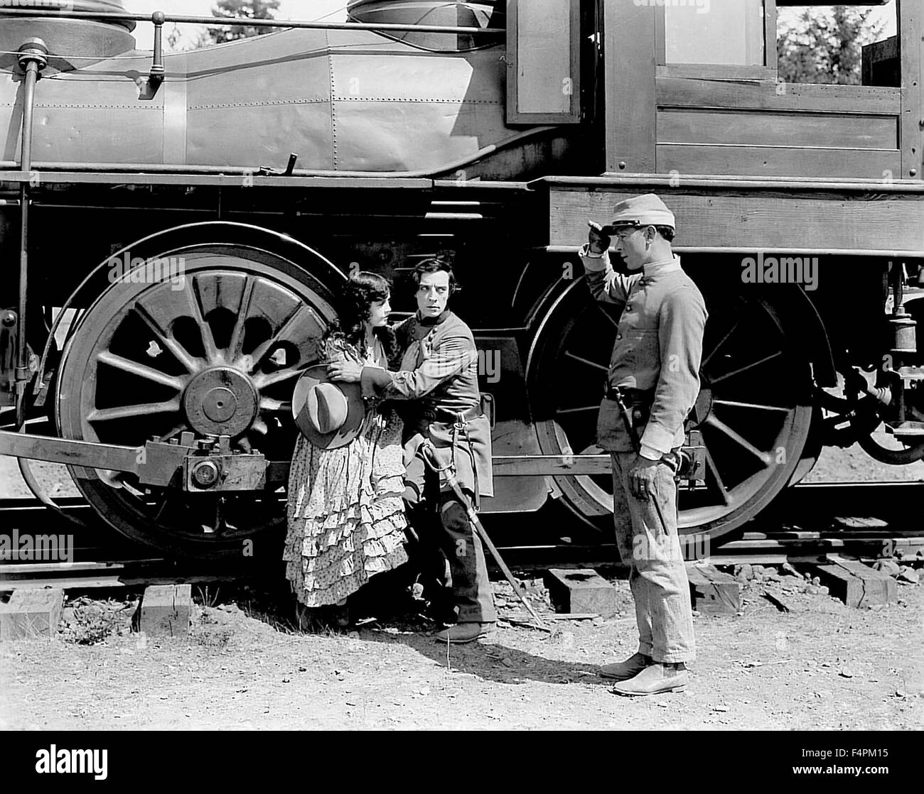 Marion Mack et Buster Keaton / Le Général / 1927 réalisé par Buster