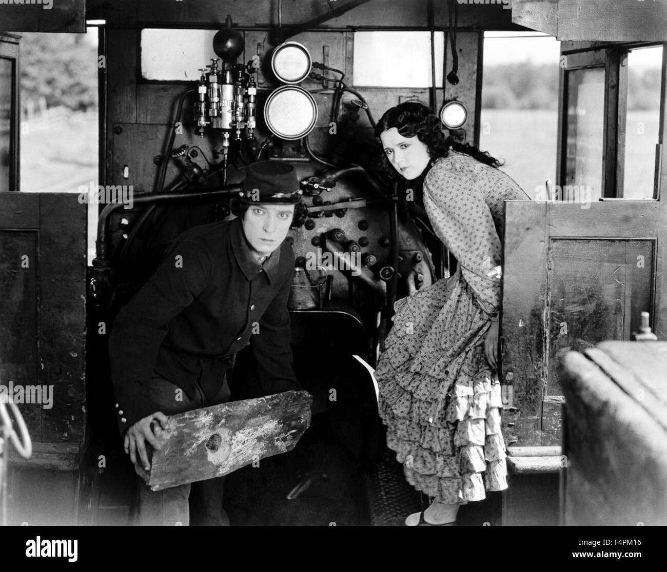 Buster Keaton et Marion Mack / Le Général / 1927 réalisé par Buster