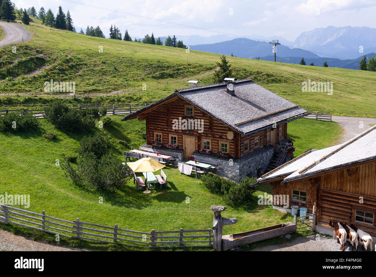 Flachau Autriche Europe Salzbourg Banque D'Images