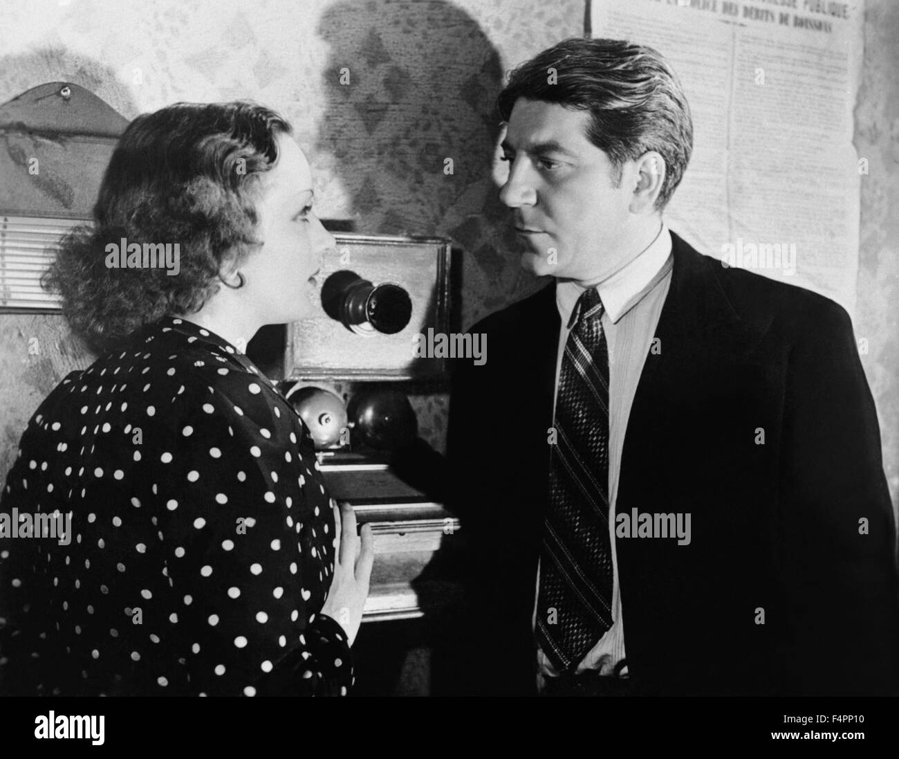 Mireille Balin et Jean Gabin / Lady Killer / 1937 réalisé par Jean Gremillon Banque D'Images