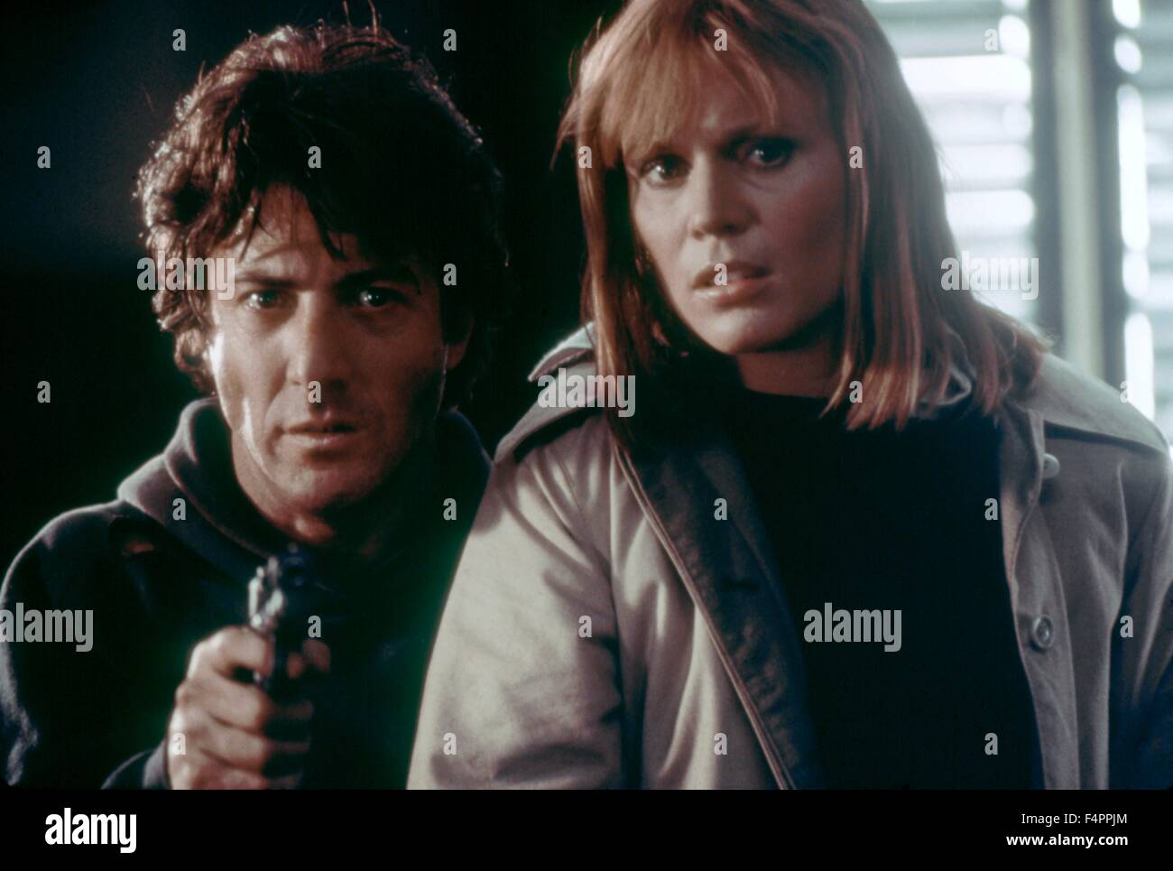 Dustin Hoffman et Marthe Keller / Marathon Man / 1976 réalisé par John Schlesinger [Paramount Pictures] Banque D'Images