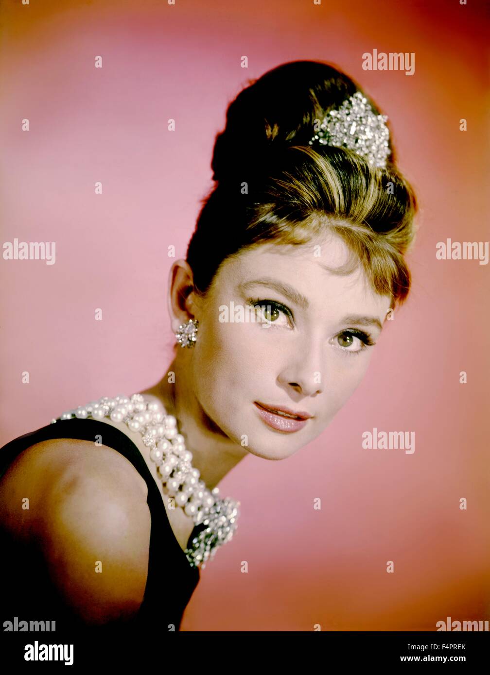Audrey Hepburn / Breakfast at Tiffany's / 1961 réalisé par Blake Edwards [Paramount Pictures] Banque D'Images