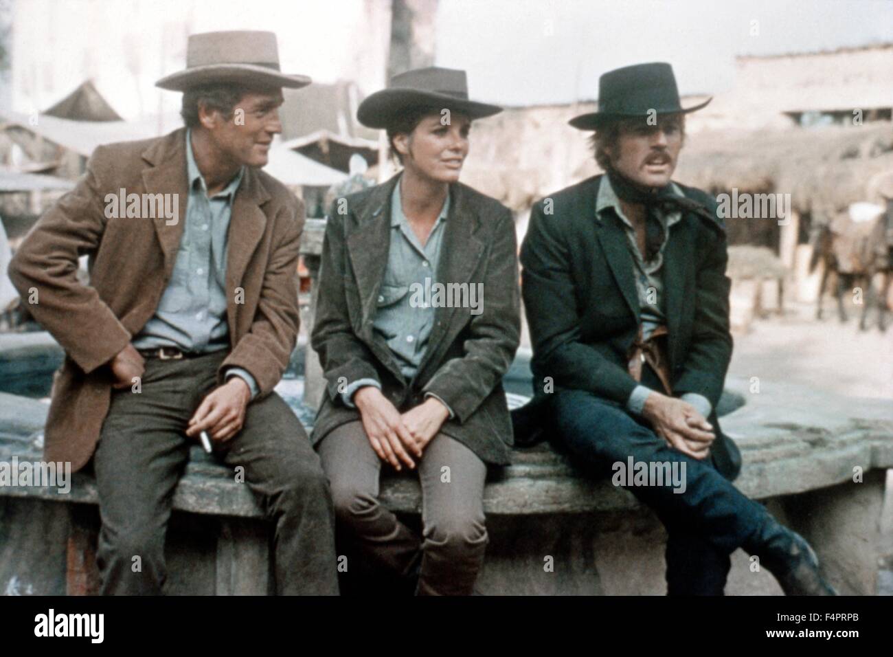 Paul Newman, Katharine Ross et Robert Redford / Butch Cassidy et le Kid / 1969 réaliser par George Roy Hill [Twentieth Century Fox Film Corpo] Banque D'Images