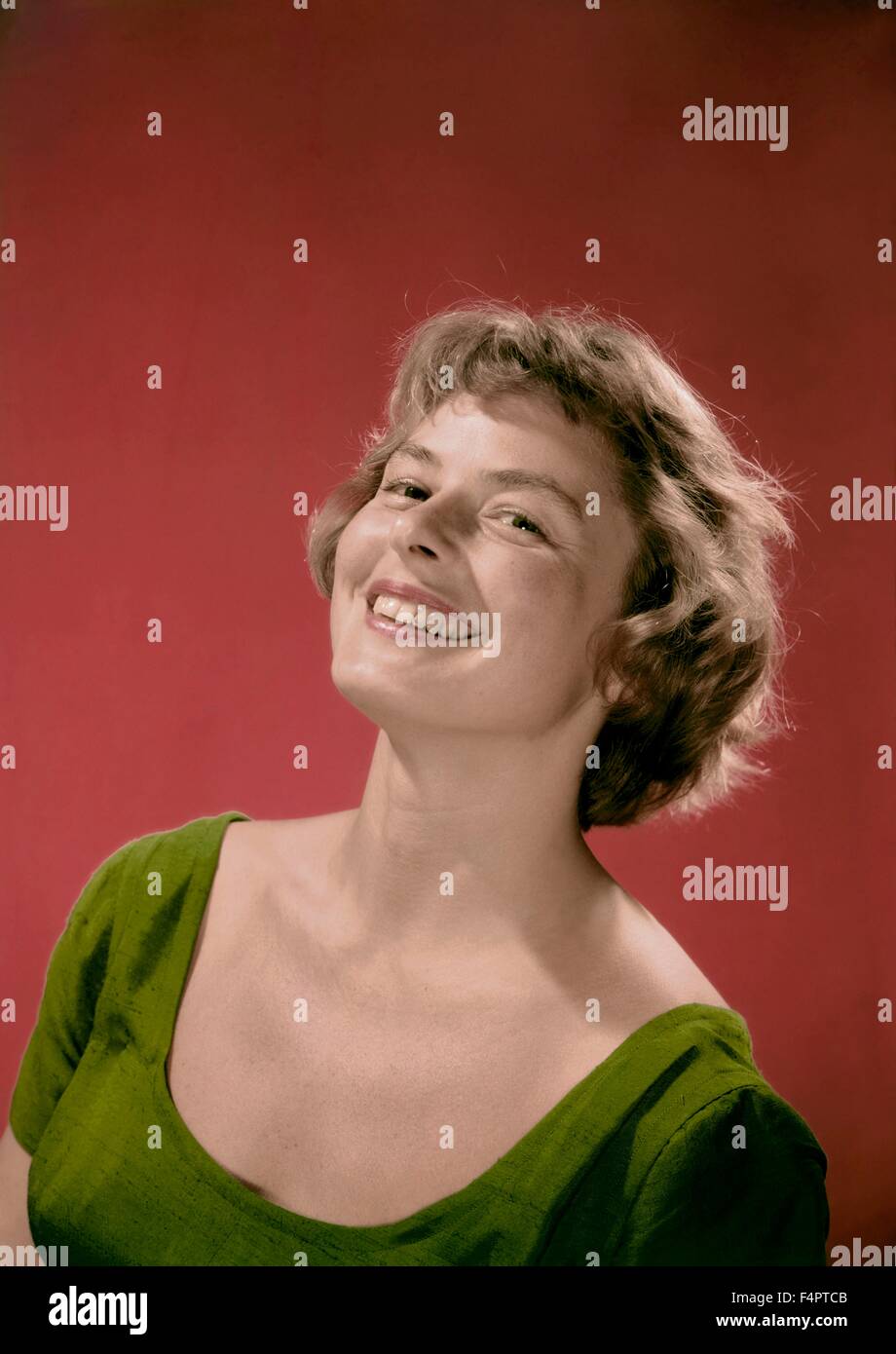 Ingrid Bergman / Jeanne d'Arc / 1948 réalisé par Victor Fleming [R.K.O. Photos Radio] Banque D'Images