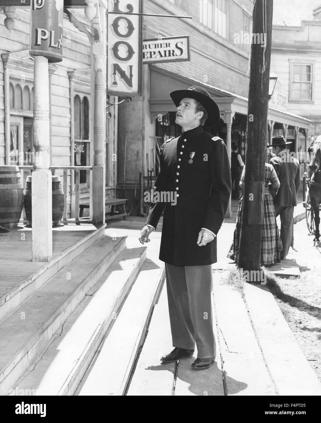 Errol Flynn / Ils sont morts avec leurs bottes / 1941 réalisé par Raoul Walsh [Photos] Warner Bros. Banque D'Images