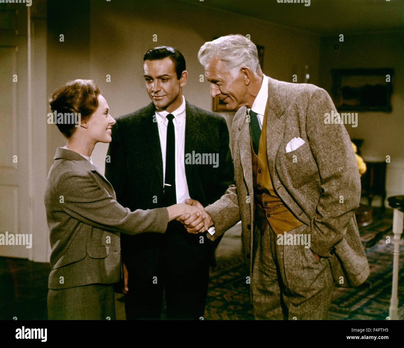 Tippi Hedren, Sean Connery et Alan Napier / Marnie / 1964 réalisé par Alfred Hitchcock [Universal Pictures] Banque D'Images