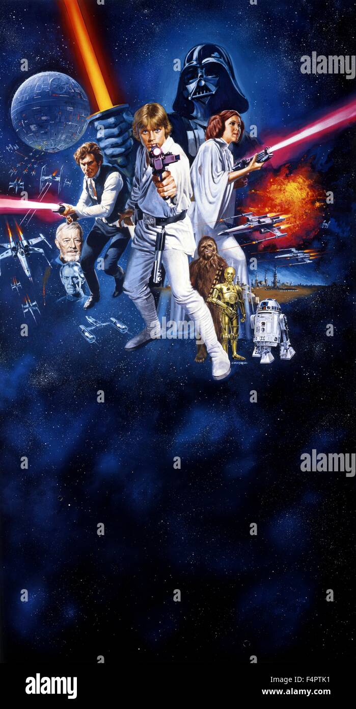 Star Wars - Un Nouvel Espoir / 1977 réalisé par George Lucas [Twentieth Century Fox Photos] Banque D'Images