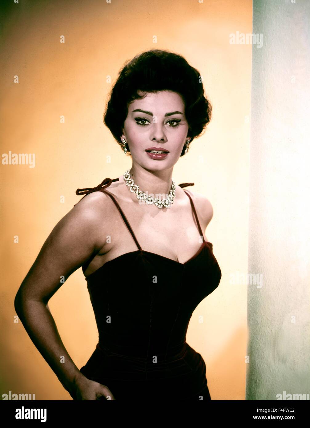 Sophia Loren dans les années 50 [Paramount Pictures] Banque D'Images