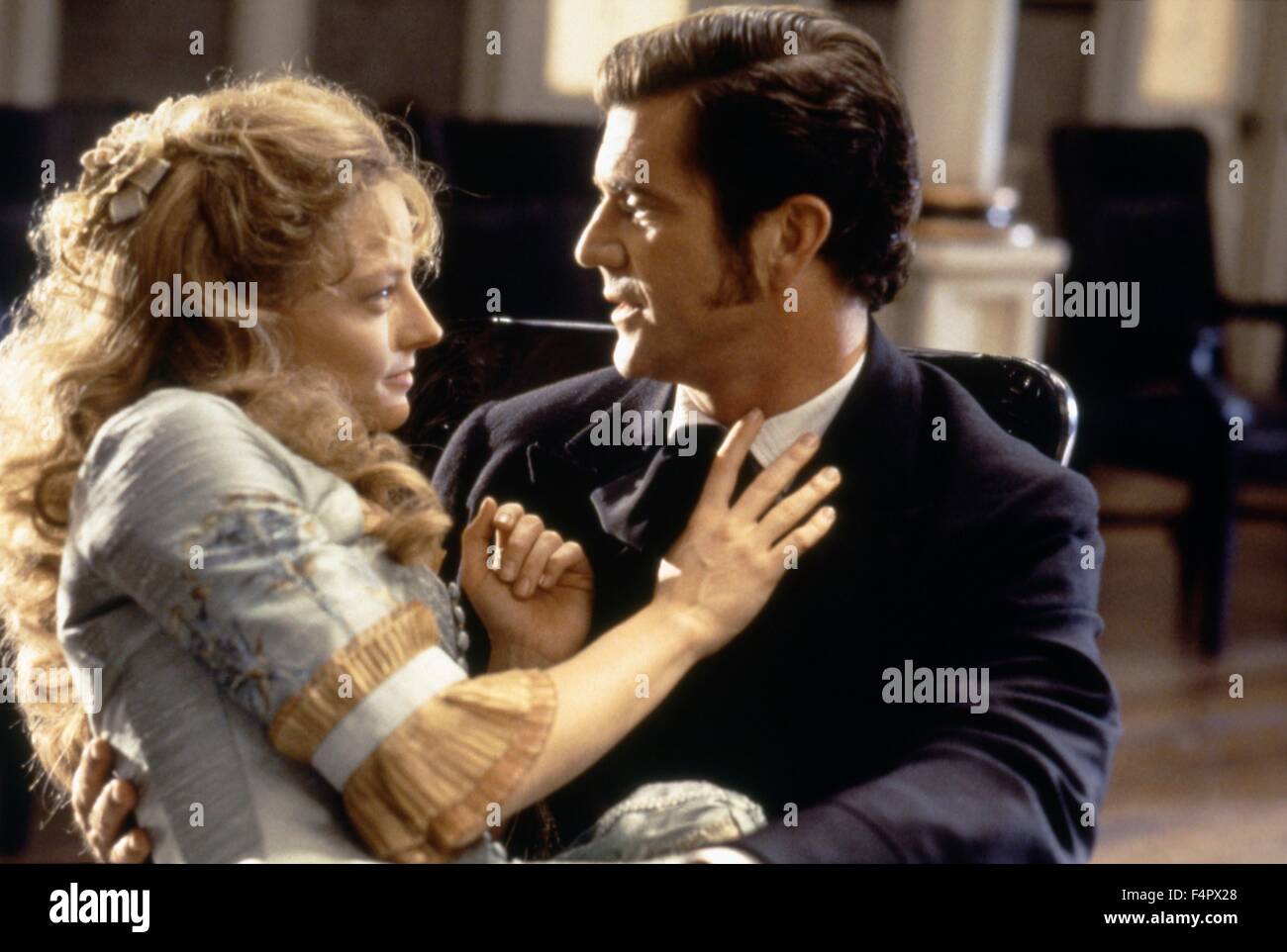 Jodie Foster et Mel Gibson / Maverick / 1994 réalisé par Richard Donner [Photos] Warner Bros. Banque D'Images