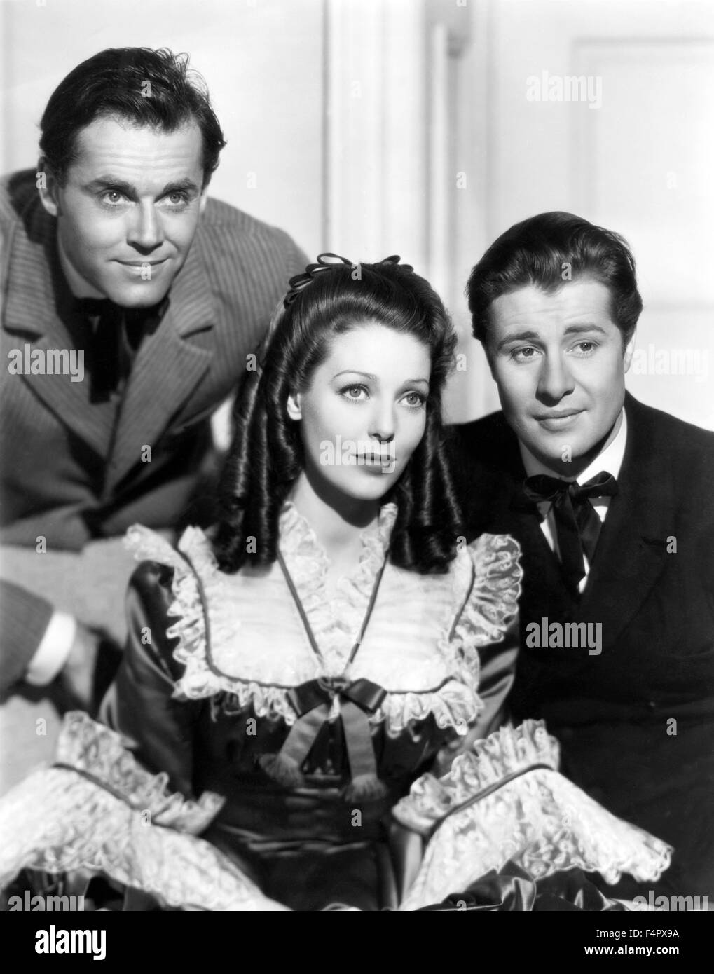 Henry Fonda, Loretta Young et Don Ameche / l'histoire d'Alexander Bell / 1939 / réalisé par Irving Cummings / [Twentieth Century Fox Film Corpo] Banque D'Images