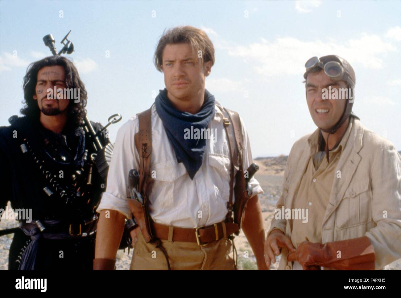 Oded Fehr, Brendan Fraser et John Hannah / La Momie / 1999 / réalisé par Stephen Sommers