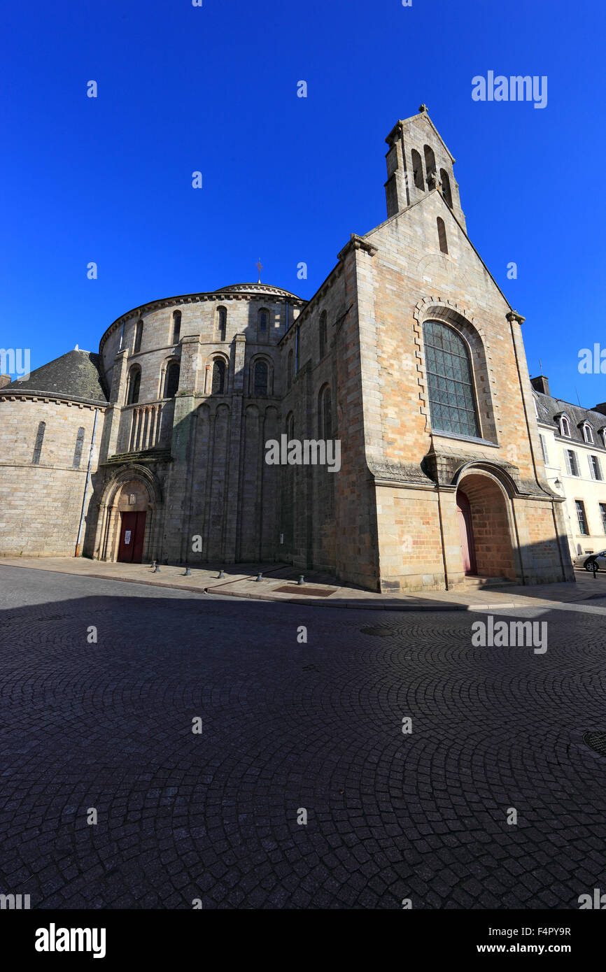 France, Bretagne, quimperle, Round Church Saint Croix, un ancien monastère bénédictin Banque D'Images