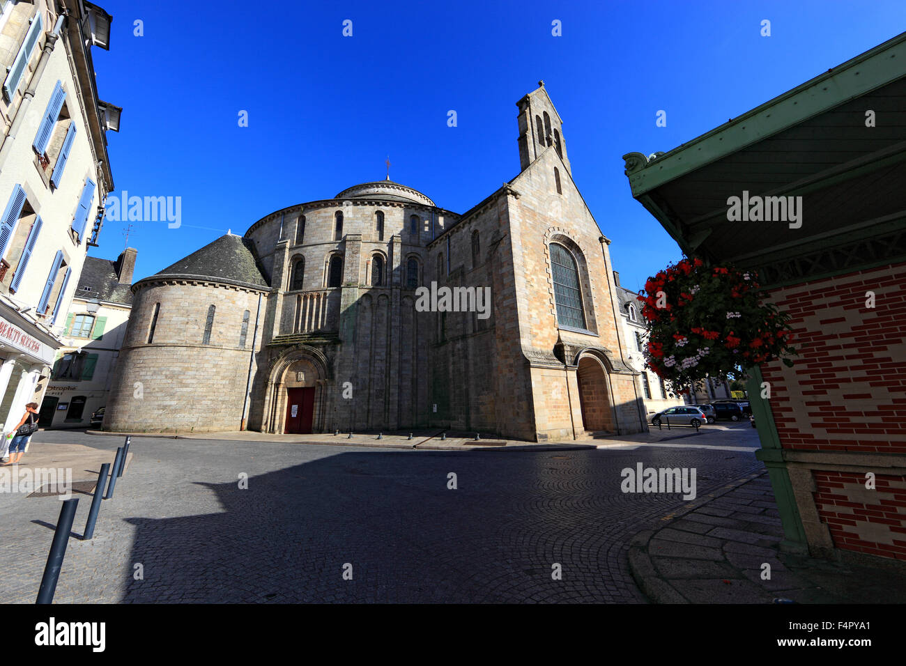 France, Bretagne, quimperle, Round Church Saint Croix, un ancien monastère bénédictin Banque D'Images